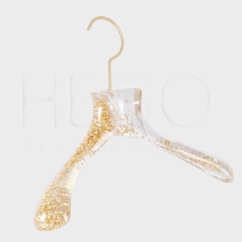 PMMA hanger with gold leaves