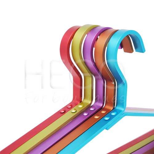 Colored metal hangers