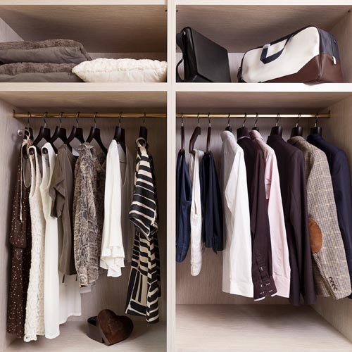 Luxury hangers for dressingroom